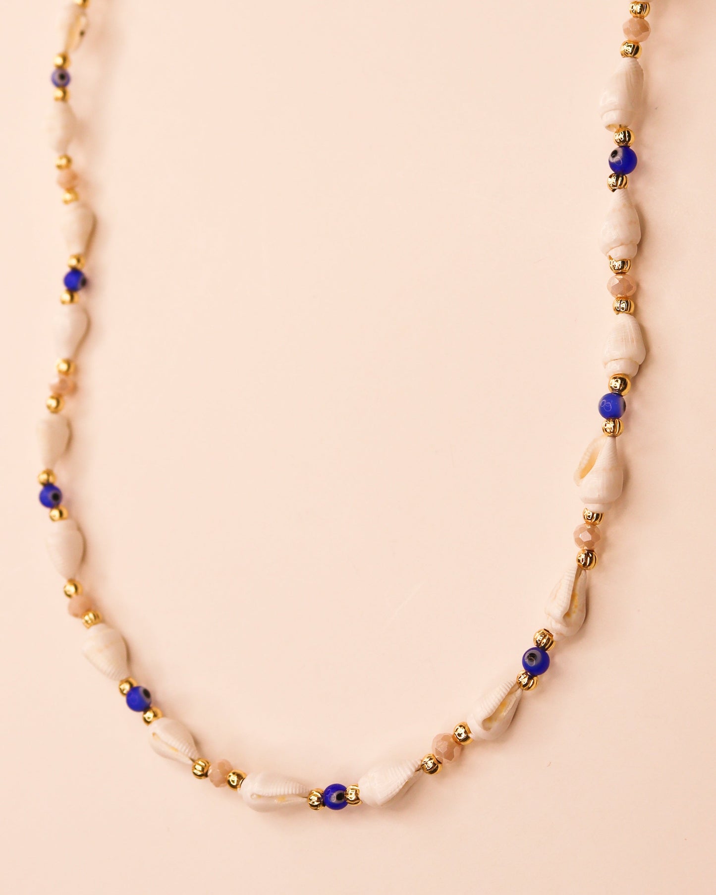 Evil Eye Shell Necklace