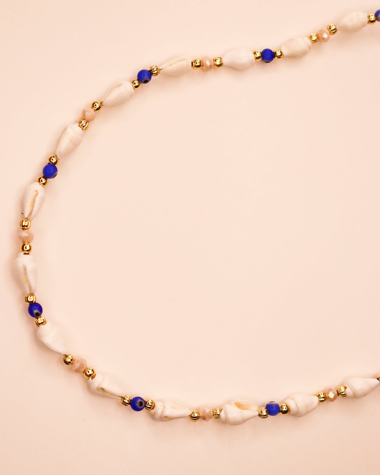 Evil Eye Shell Necklace