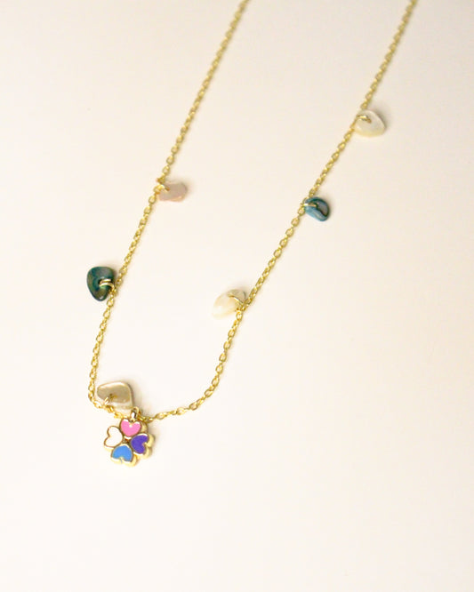 Heart Clover Necklace