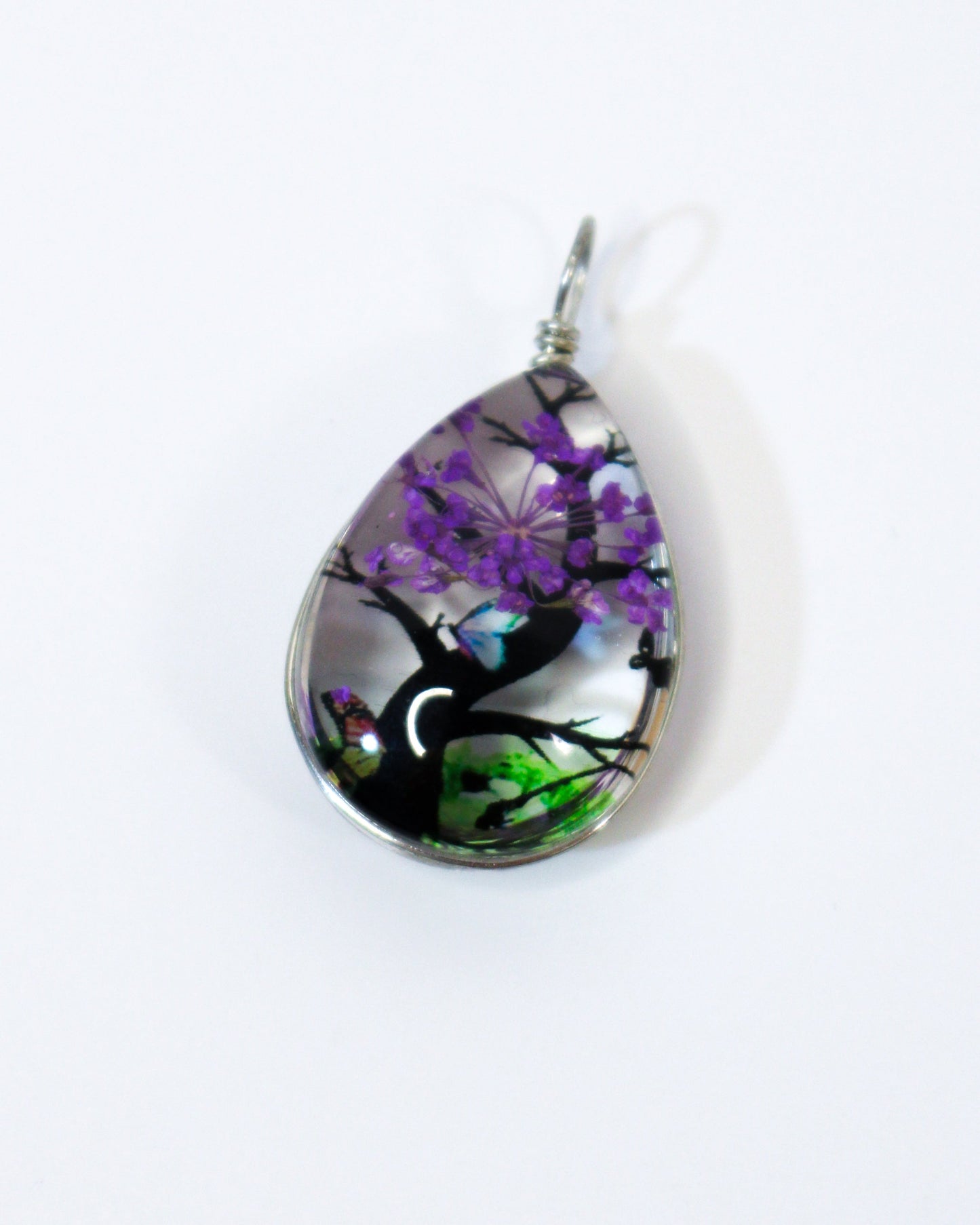 Tree Teardrop Pendant