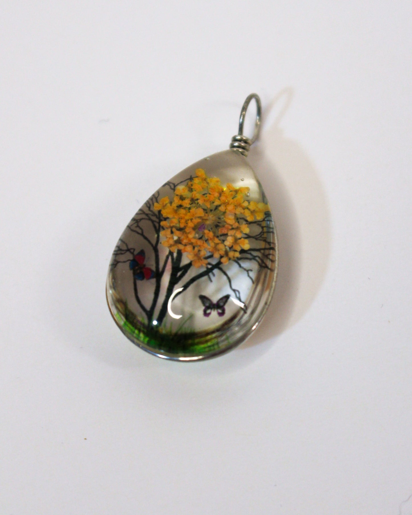 Tree Teardrop Pendant