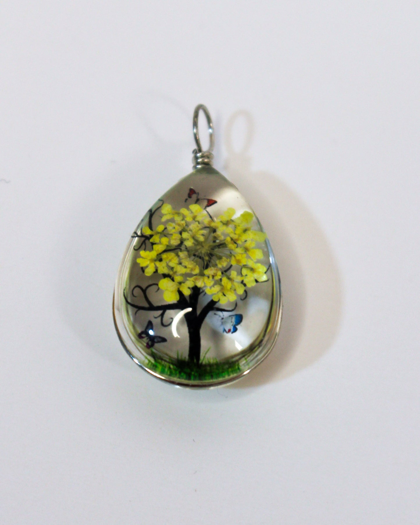 Tree Teardrop Pendant