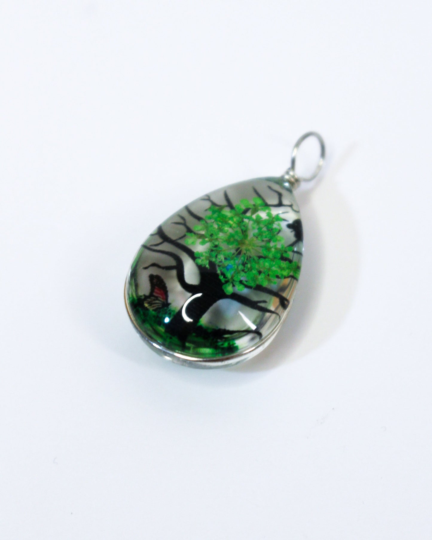 Tree Teardrop Pendant