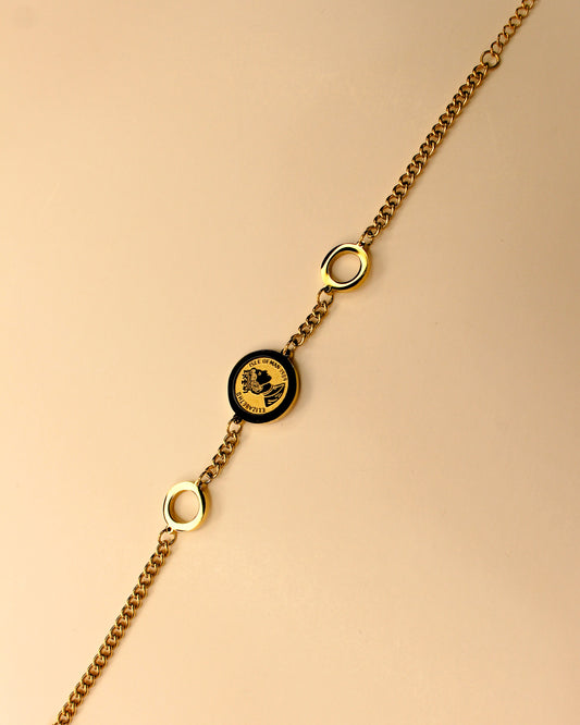 Single Elizabeth II Coin Bracelet