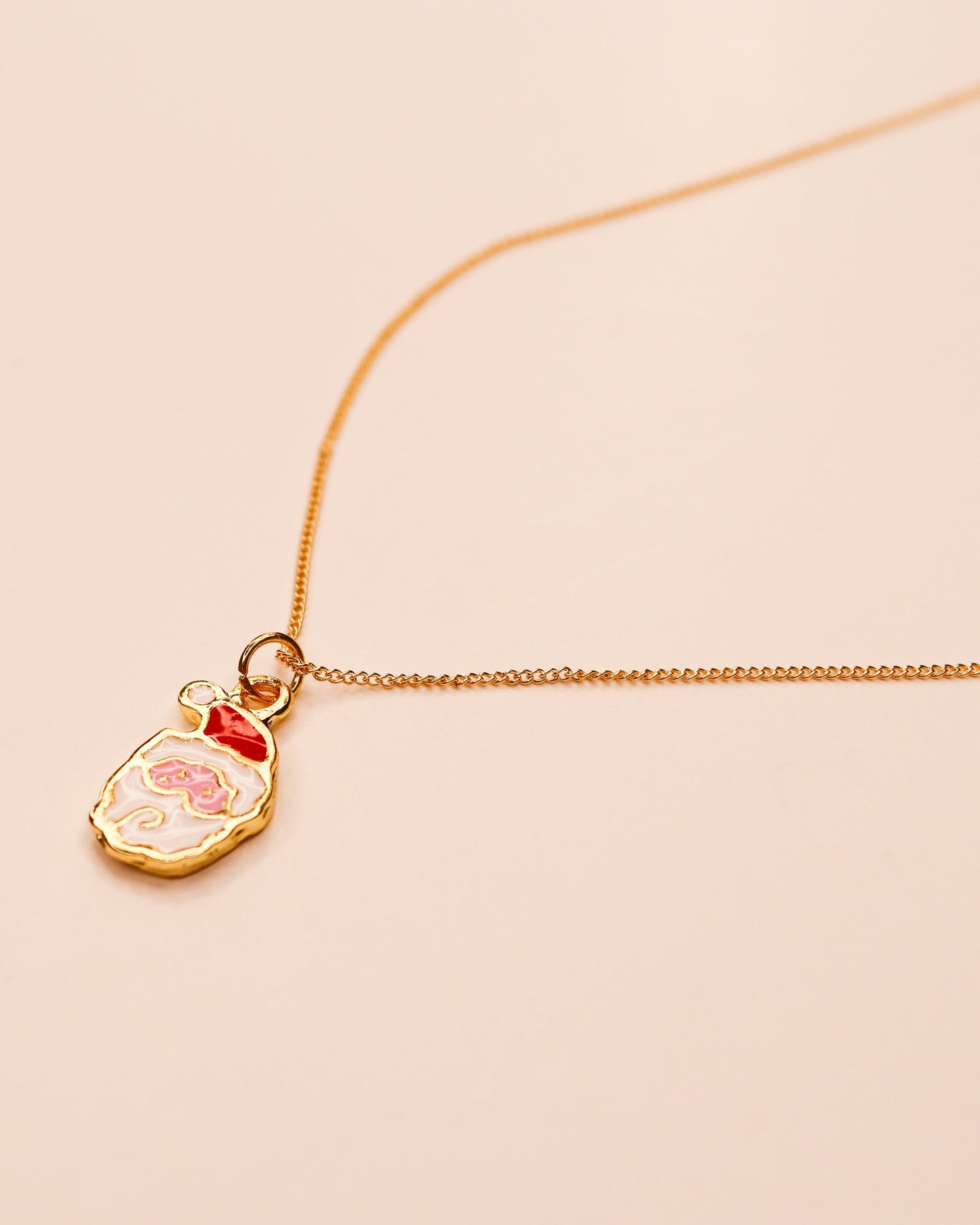 Santa Pendant Necklace