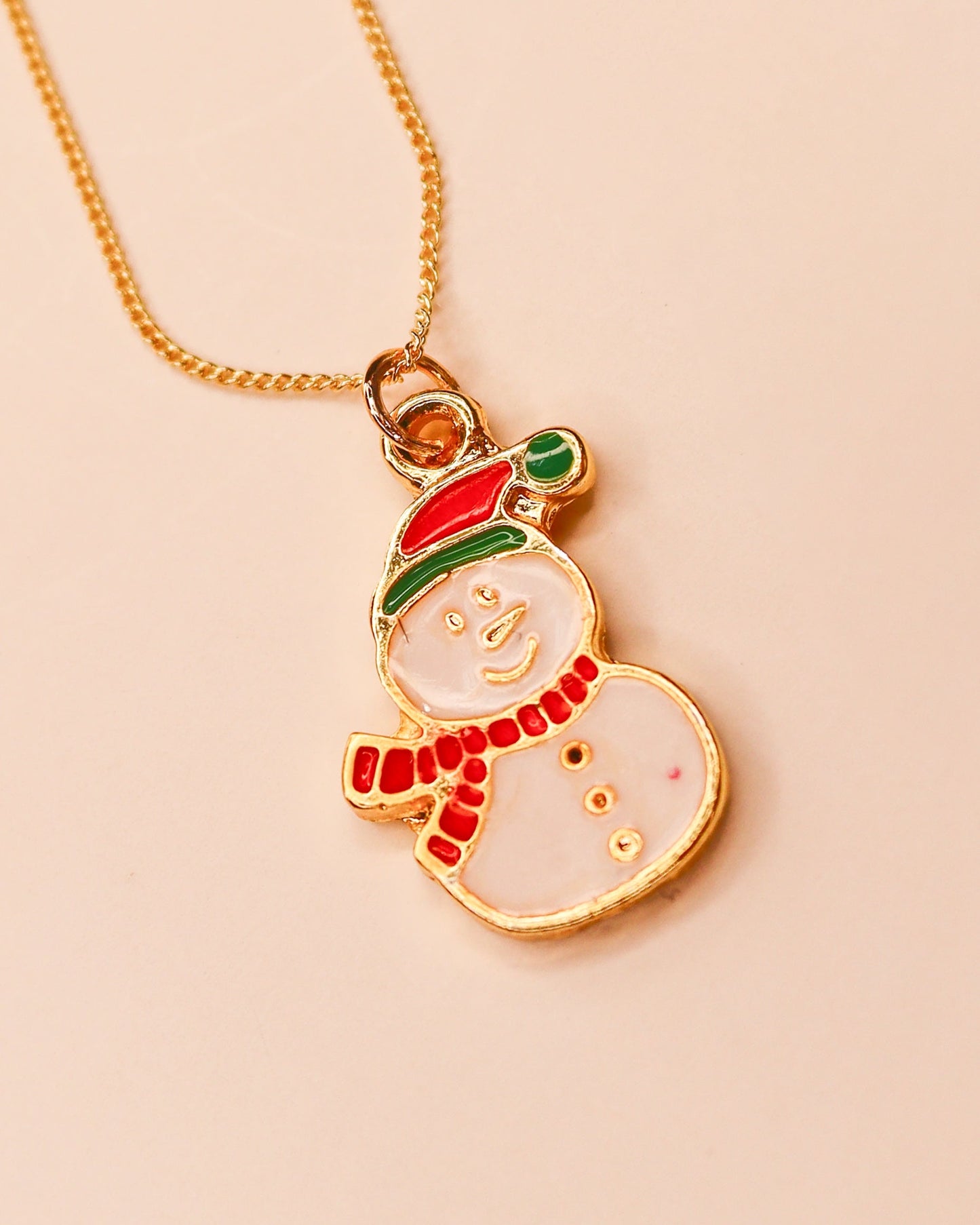 Snowman Necklace