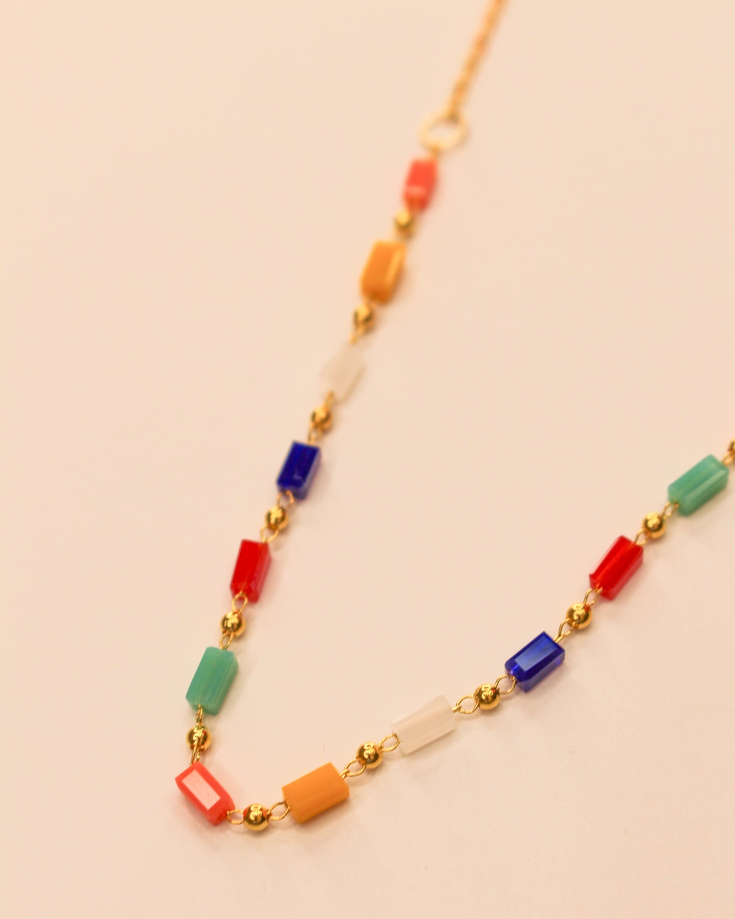 Rectangle Beads Necklace