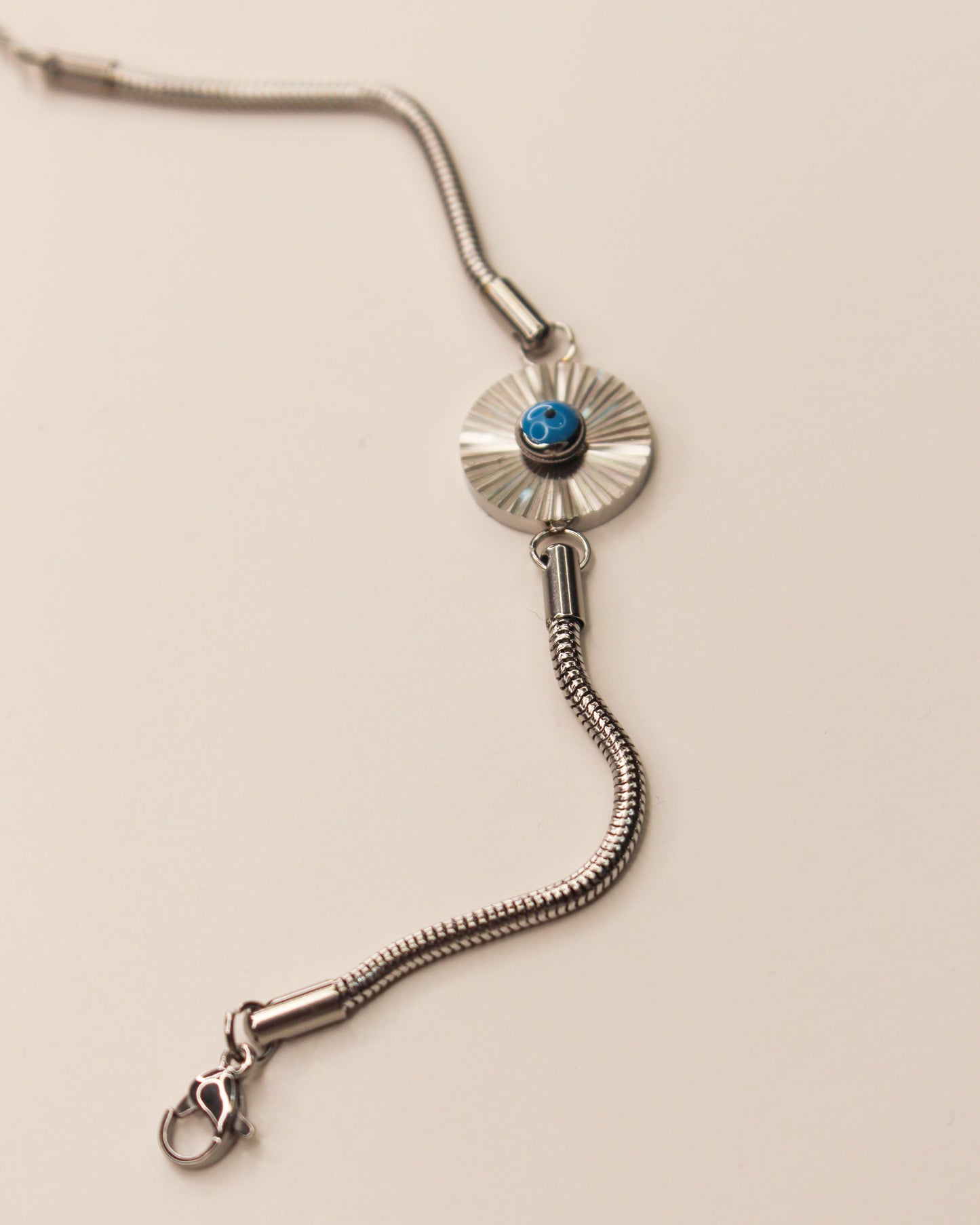 Silver Eye Bracelet