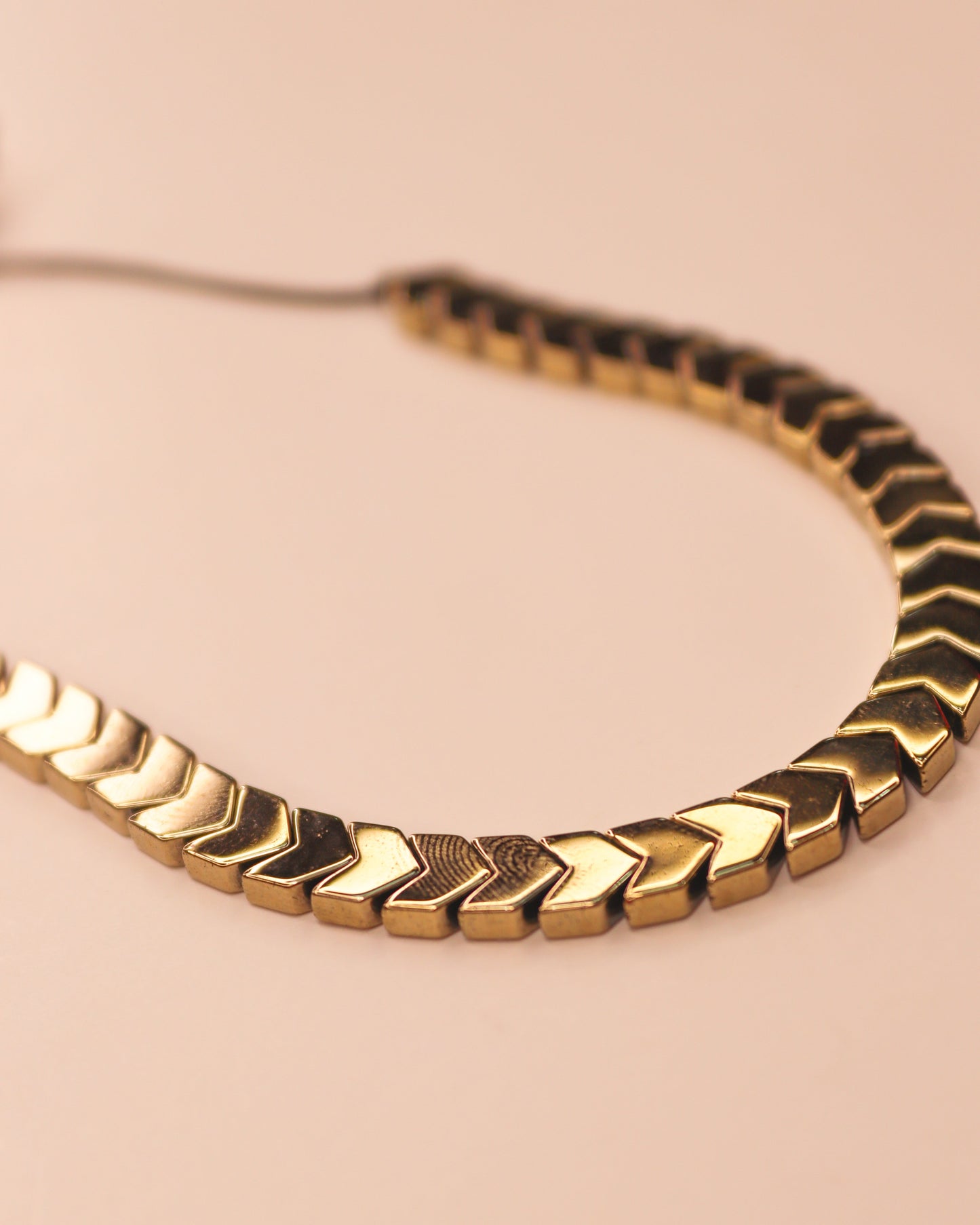 Slim Metal Arrow Bracelet